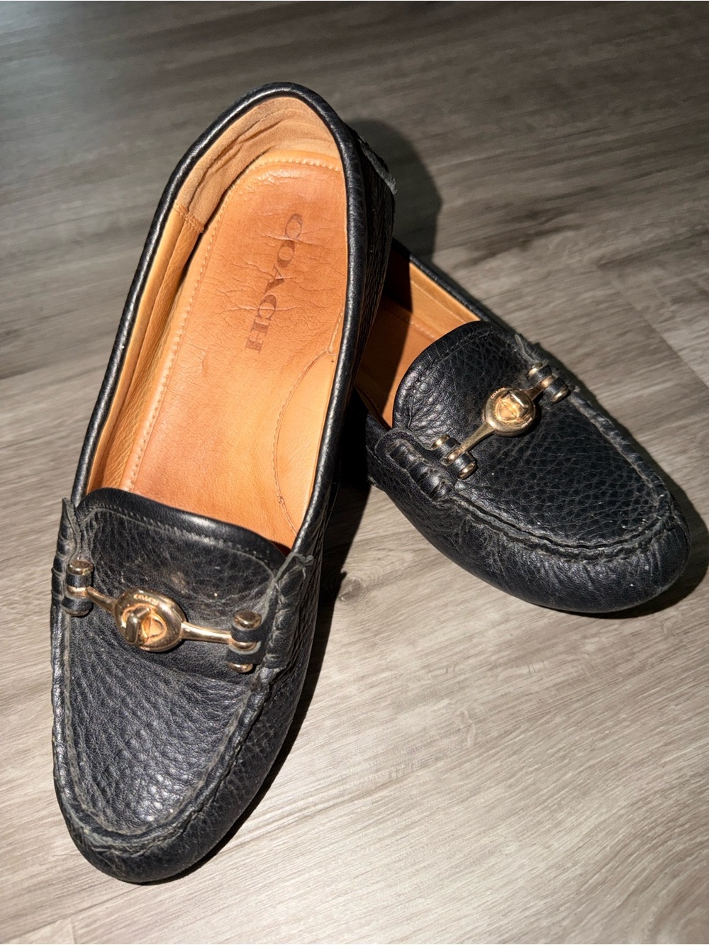 Coach Leather flats shoes